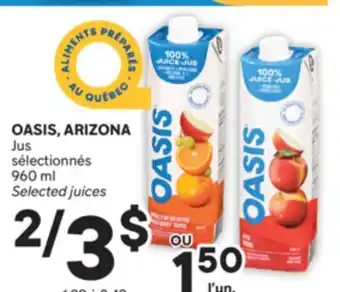 Brunet OASIS, ARIZONA Jus sélectionnés offer