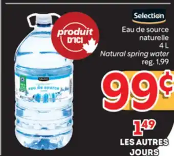 Brunet SELECTION Eau de source naturelle offer