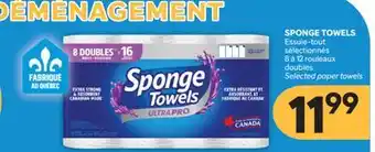 Brunet SPONGE TOWELS Essuie-tout sélectionnés offer