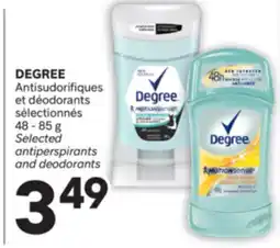 Brunet DEGREE Antisudorifiques et déodorants sélectionnés offer