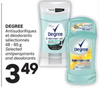 Brunet DEGREE Antisudorifiques et déodorants sélectionnés offer