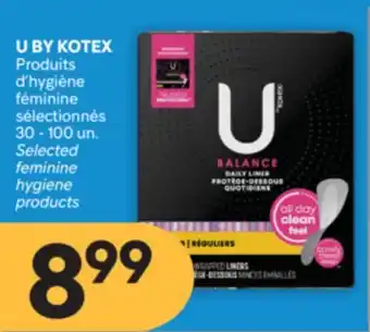 Brunet U BY KOTEX Produits d'hygiène féminine sélectionnés offer