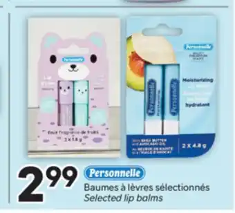 Brunet PERSONNELLE Baumes à lèvres sélectionnés offer