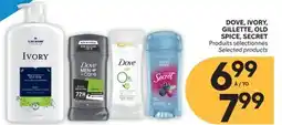 Brunet DOVE, IVORY, GILLETTE, OLD SPICE, SECRET Produits sélectionnés offer