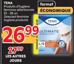 Brunet TENA Produits d'hygiène féminine sélectionnés offer