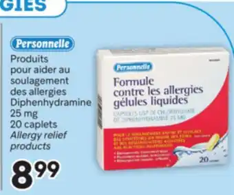 Brunet PERSONNELLE Produits pour aider au soulagement des allergies Diphenhydramine offer