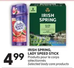 Brunet IRISH SPRING, LADY SPEED STICK Produits pour le corps sélectionnés offer