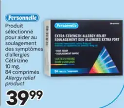 Brunet Personnelle Produit sélectionné pour aider au soulagement des symptômes d'allergies Cétirizine offer