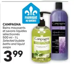 Brunet CAMPAGNA Bains moussants et savons liquides sélectionnés offer