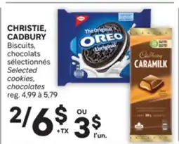 Brunet CHRISTIE, CADBURY Biscuits, chocolats sélectionnés offer