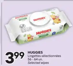 Brunet HUGGIES Lingettes sélectionnées offer