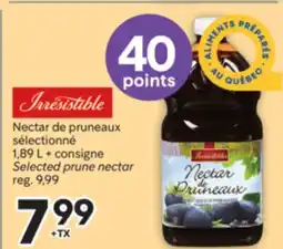 Brunet IRRESISTIBLE Nectar de pruneaux sélectionné offer