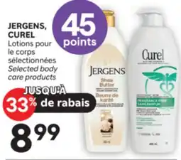 Brunet JERGENS, CUREL Lotions pour le corps sélectionnées offer
