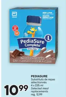 Brunet PEDIASURE Substituts de repas sélectionnés offer