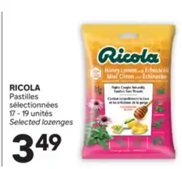 Brunet RICOLA Pastilles sélectionnées offer