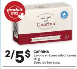Brunet CAPRINA Savons en barre sélectionnés offer