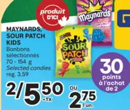 Brunet MAYNARDS, SOUR PATCH KIDS Bonbons sélectionnés offer