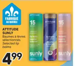Brunet ATTITUDE, SUNLY Baumes à lèvres sélectionnés offer