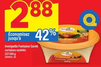 Maxi TREMPETTE FONTAINE SANTÉ, 227-260 G offer
