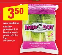 Maxi CŒURS DE LAITUE ROMAINE | Romaine hearts, 3 un offer