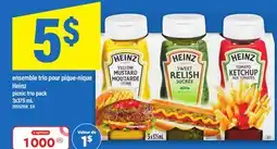 Maxi ENSEMBLE TRIO POUR PIQUE-NIQUE HEINZ | PICNIC TRIO PACK, 3X375 ML offer