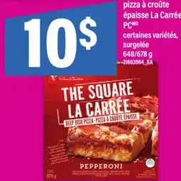 Maxi PIZZA À CROÛTE ÉPAISSE LA CARRÉE PC, 648/678 G offer