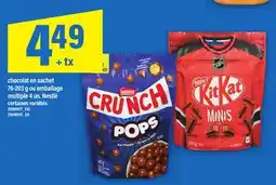 Maxi CHOCOLAT EN SACHET, 76-203 G OU EMBALLAGE MULTIPLE 4 UN. NESTLÉ offer