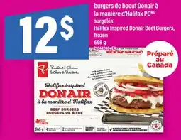 Maxi BURGERS DE BOEUF DONAIR À LA MANIÈRE D'HALIFAX PC, 668 g offer