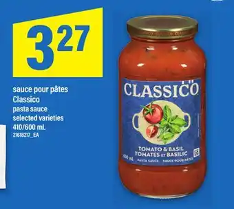 Maxi SAUCE POUR PÂTES CLASSICO, 410/600 mL offer