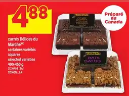 Maxi CARRÉS DÉLICES DU MARCHÉ, 400-450 g / squares offer
