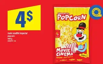 Maxi MAÏS SOUFFLÉ IMPERIAL POPCORN 400 G offer