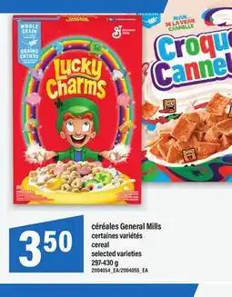 Maxi CÉRÉALES GENERAL MILLS, 297-430 g / cereal offer