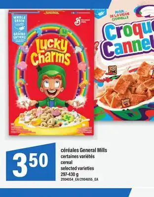 Maxi CÉRÉALES GENERAL MILLS, 297-430 g / cereal offer