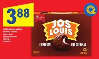 Maxi PETITS GÂTEAUX VACHON | SNACK CAKES, 252-336 G offer