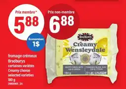 Maxi FROMAGE CRÉMEUX BRADBURYS | CREAMY CHEESE, 180 G offer