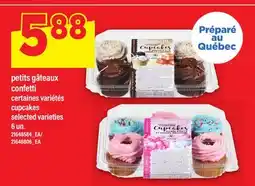 Maxi PETITS GÂTEAUX CONFETTI, 6 un. / cupcakes offer