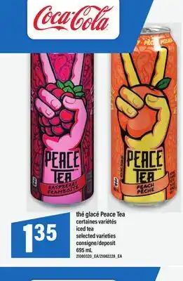 Maxi THÉ GLACÉ PEACE TEA | iced tea, 695 mL offer