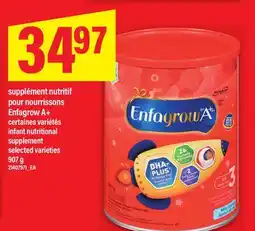 Maxi SUPPLÉMENT NUTRITIF POUR NOURRISSONS ENFAGROW A+ | infant nutritional supplement, 907 g offer
