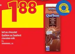 Maxi LAIT AU CHOCOLAT QUÉBON OU SEALTEST | CHOCOLATE MILK, 1 L offer