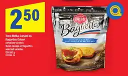 Maxi TOAST MELBA, CANAPÉ OU BAGUETTES GRISSOL, 120-200 g offer