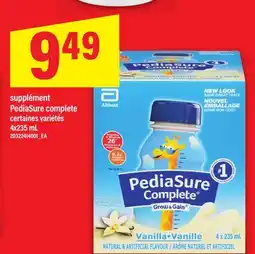 Maxi SUPPLÉMENT PEDIASURE COMPLETE offer