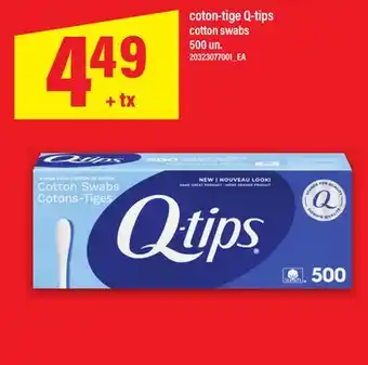 Maxi COTON-TIGE Q-TIPS | COTTON SWABS, 500 un offer