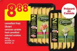 Maxi CANNELLONI FRAIS OLIVIERI, 540 g offer
