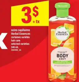 Maxi SOINS CAPILLAIRES HERBAL ESSENCES | HAIR CARE, 346 mL offer