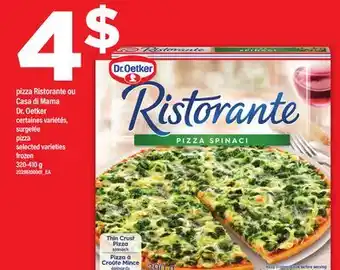 Maxi PIZZA RISTORANTE OU CASA DI MAMA DR. OETKER | PIZZA, 320-410 G offer