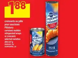 Maxi CROISSANTS OU PÂTE POUR SAUCISSES PILLSBURY, 200-227 g offer