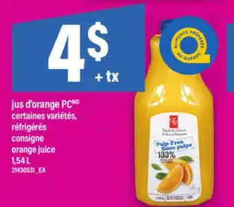 Maxi JUS D'ORANGE PC | ORANGE JUICE 1,54 L offer