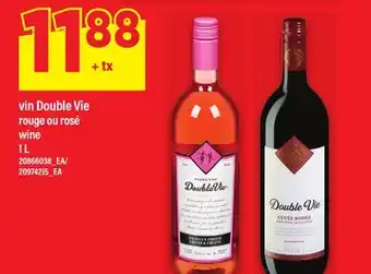 Maxi VIN DOUBLE VIE ROUGE OU ROSÉ, 1 L offer