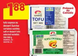 Maxi TOFU SOYEUX OU DESSERT SUNRISE, 150/300 g offer