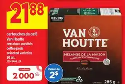 Maxi CARTOUCHES DE CAFÉ | COFFEE PODS VAN HOUTTE, 30 UN offer